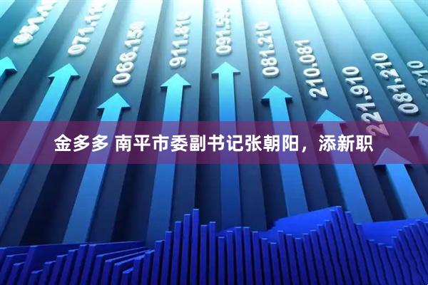 金多多 南平市委副书记张朝阳，添新职